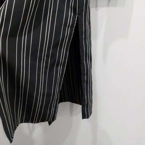 Zara Striped Longline Wrap Cardigan Duster Trench XS - Picture 9 of 9